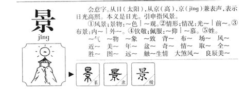 景字五行|景字的五行属什么